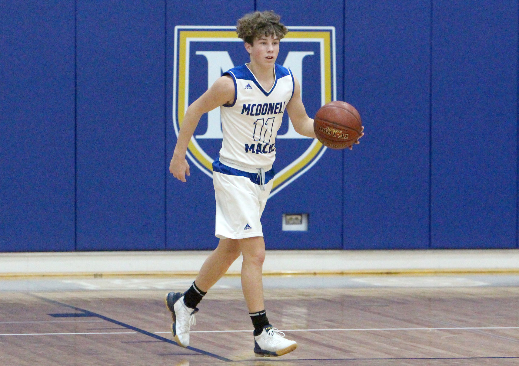 Alma Center Lincoln at McDonell boys basketball 1-18-20